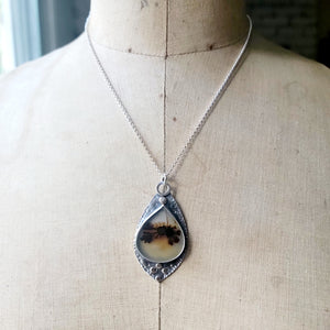 Dendritic Agate Collection in Sterling Silver