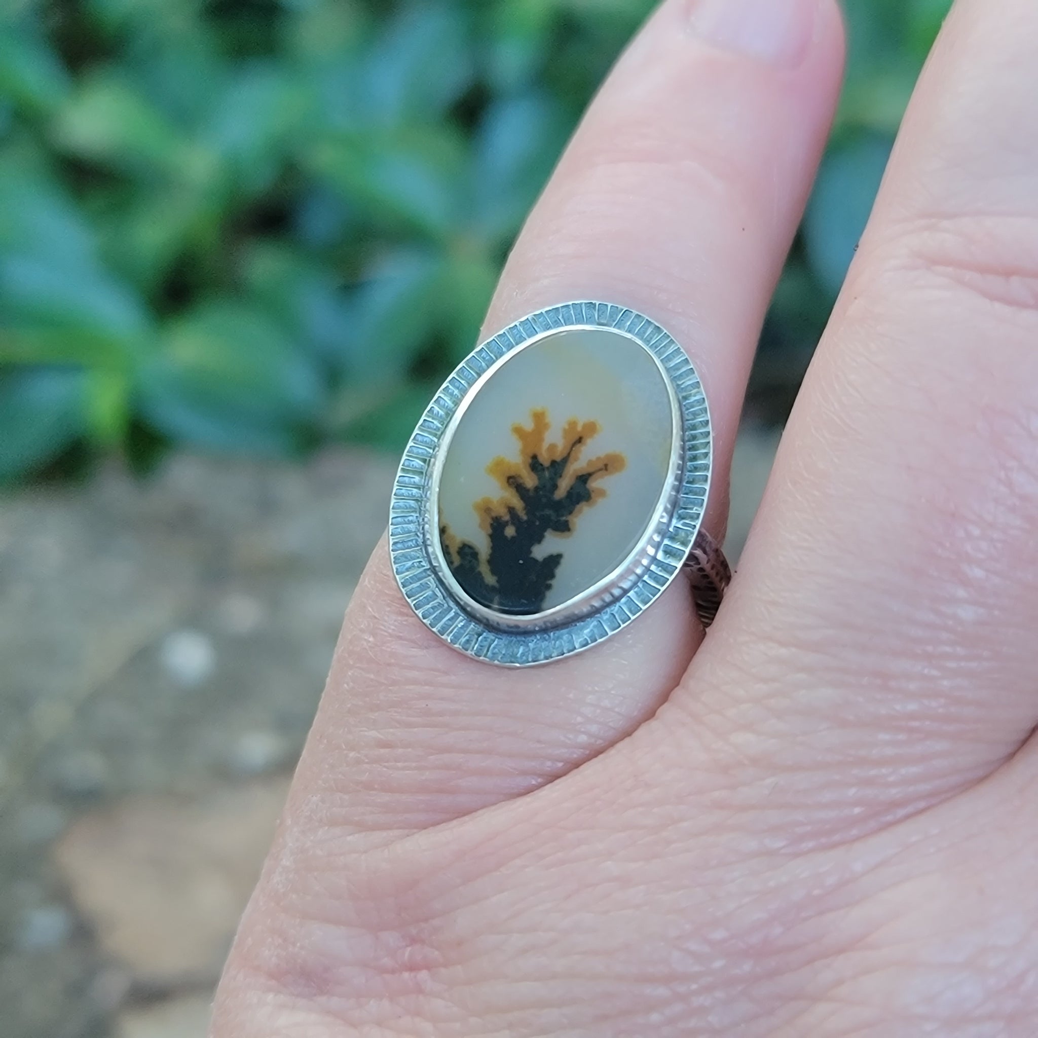 Dendritic Agate Collection in Sterling Silver