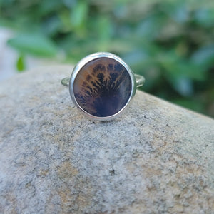 Dendritic Agate Collection in Sterling Silver