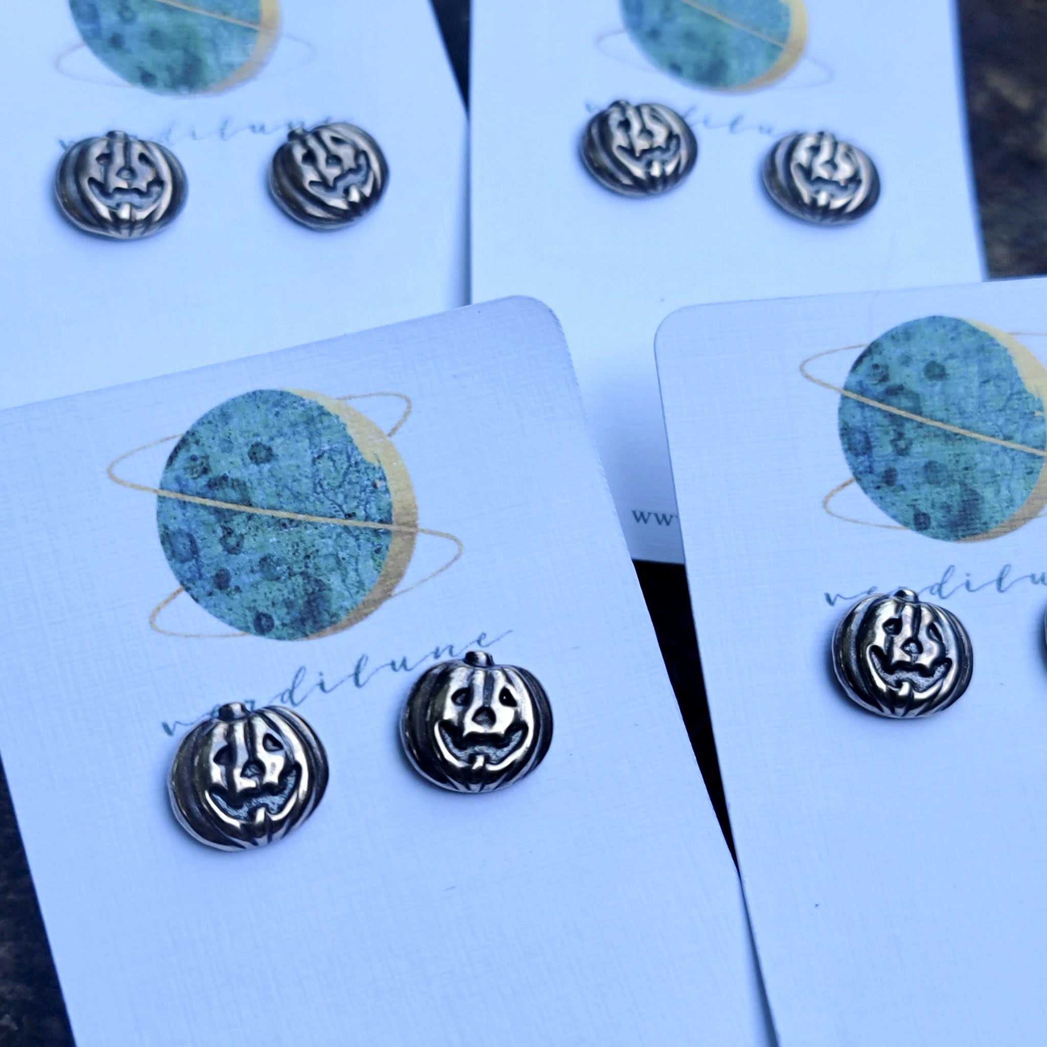 Jack-O-Lantern Post Earrings