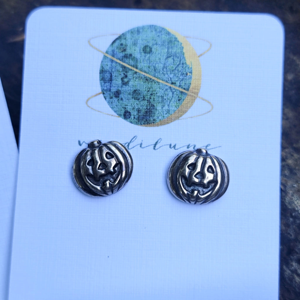 Jack-O-Lantern Post Earrings