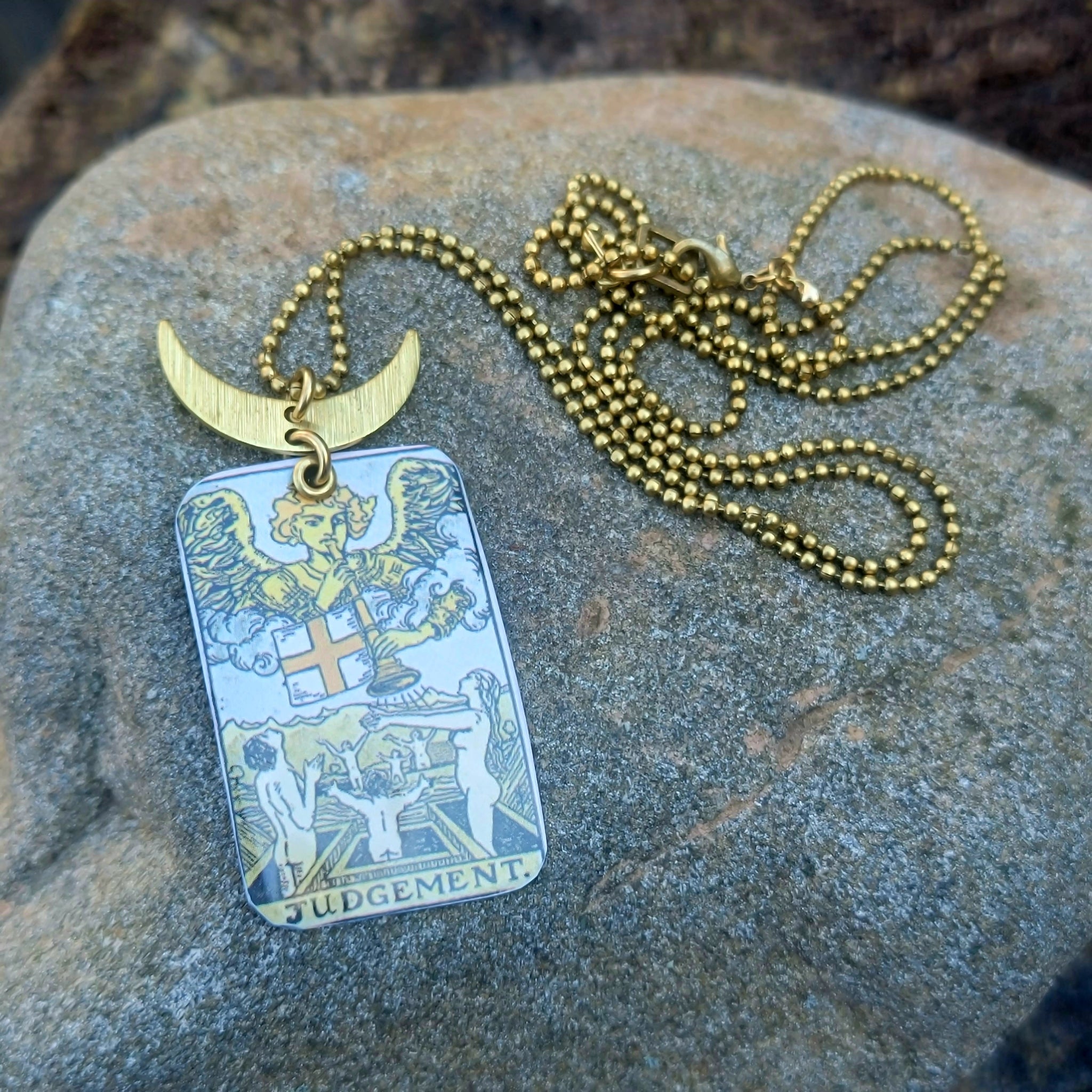 The Tarot Collection - Repurposed Tin Earrings with Pendant Option