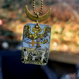 The Tarot Collection - Repurposed Tin Earrings with Pendant Option