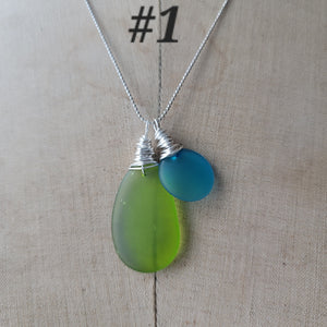 Sea Glass Pendant Collection