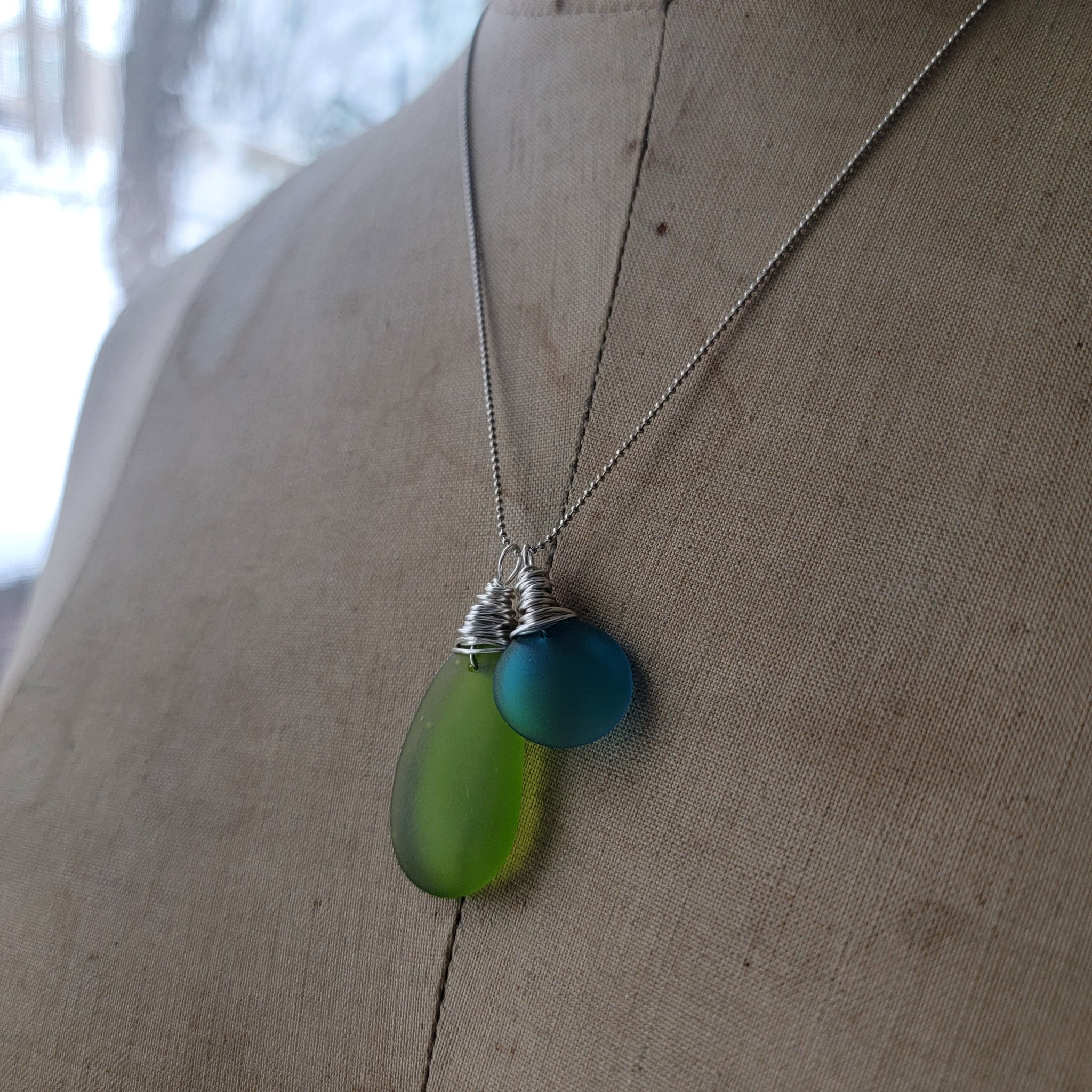 Sea Glass Pendant Collection