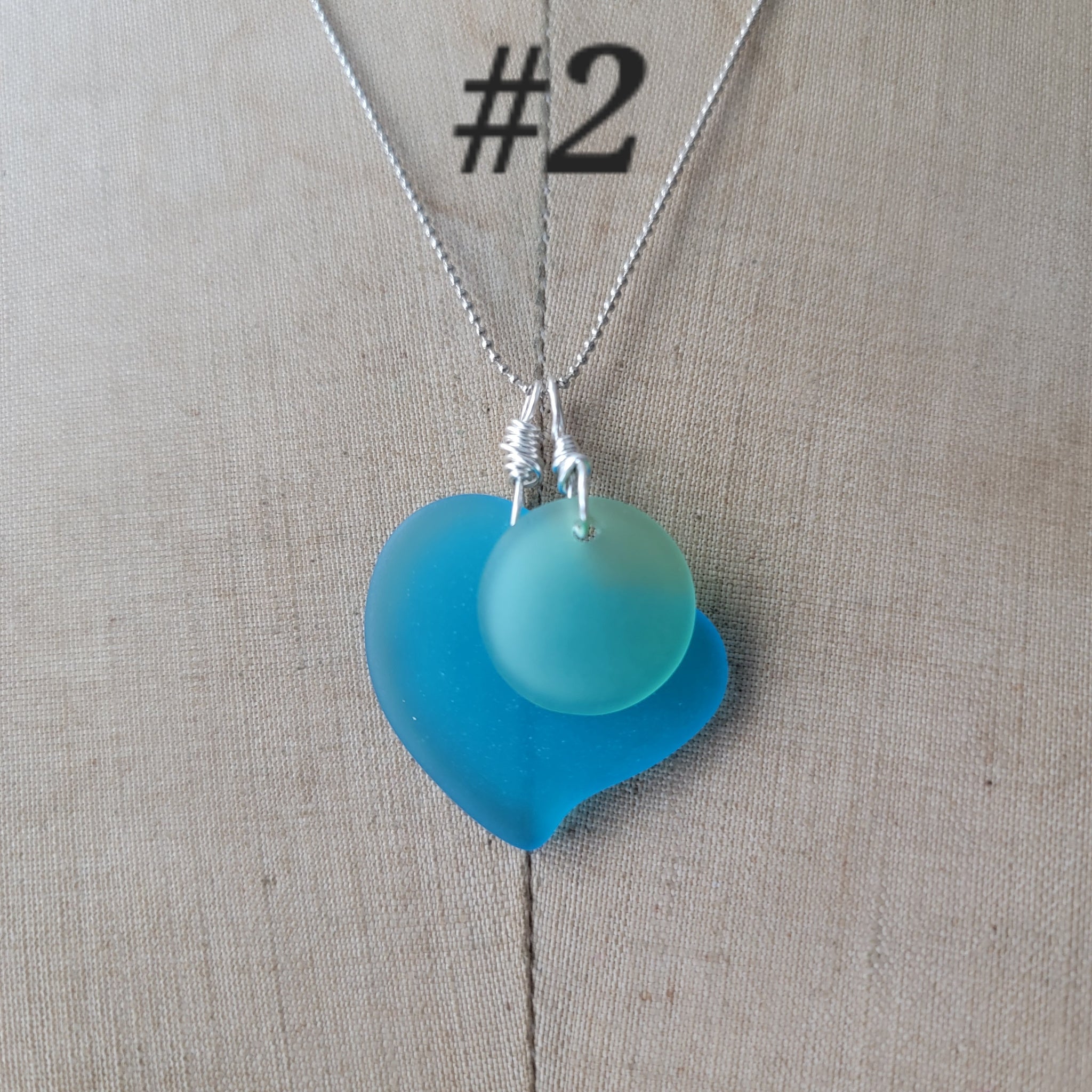 Sea Glass Pendant Collection