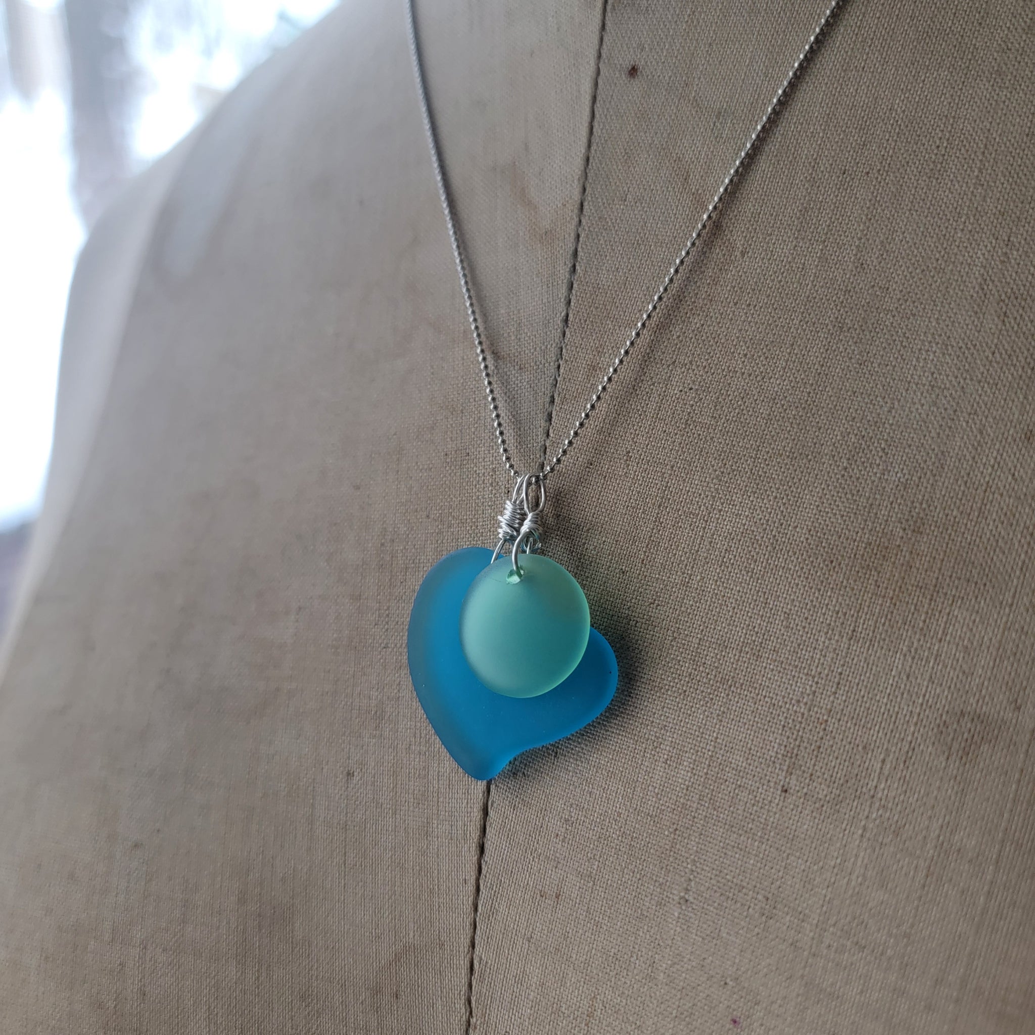 Sea Glass Pendant Collection