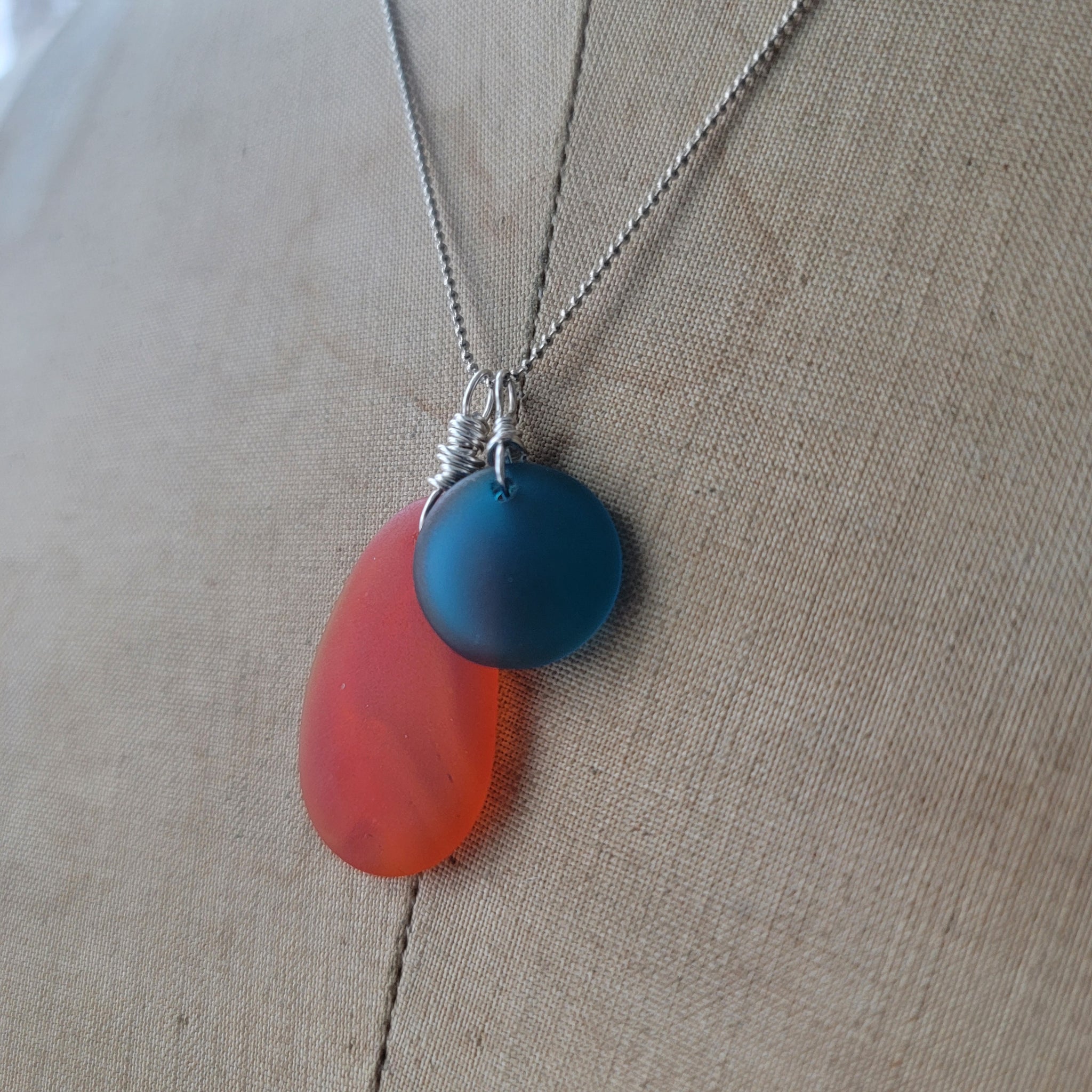 Sea Glass Pendant Collection