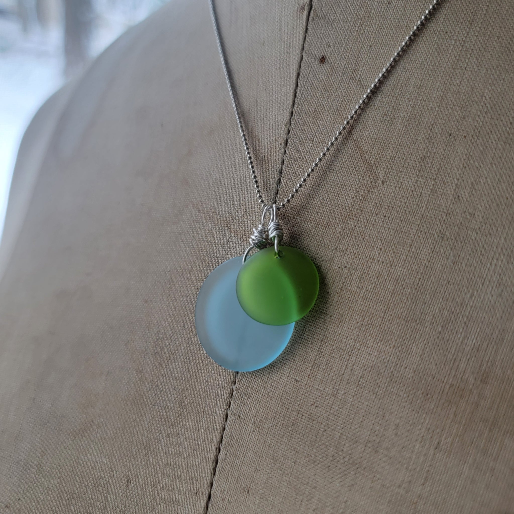 Sea Glass Pendant Collection