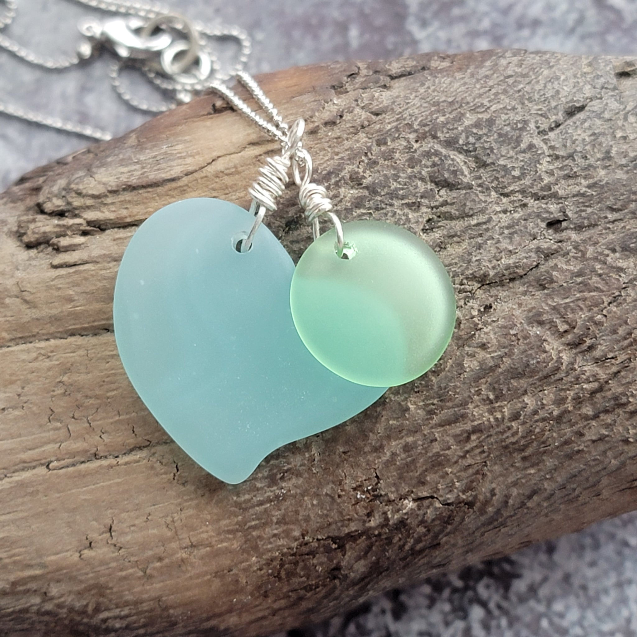 Sea Glass Pendant Collection