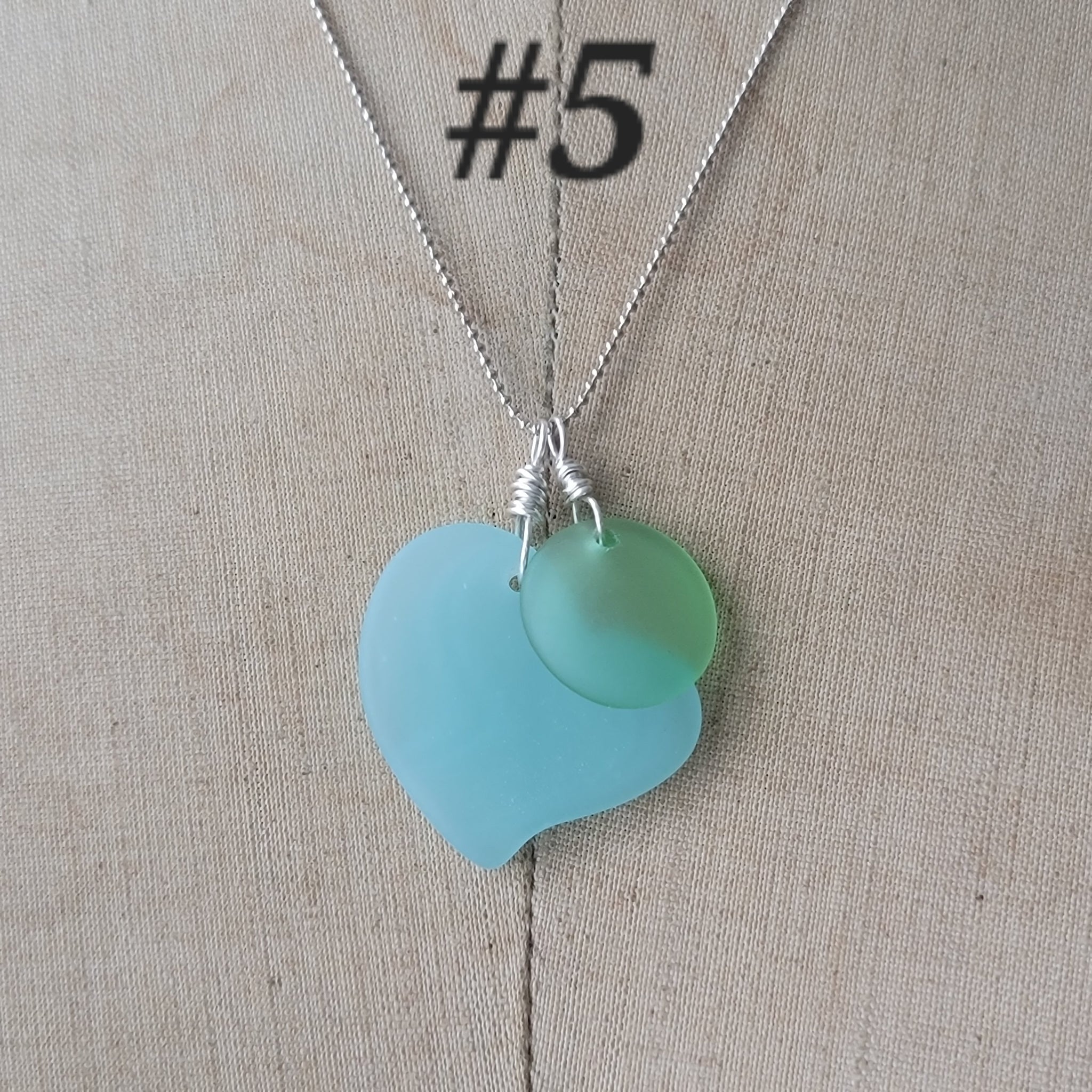 Sea Glass Pendant Collection