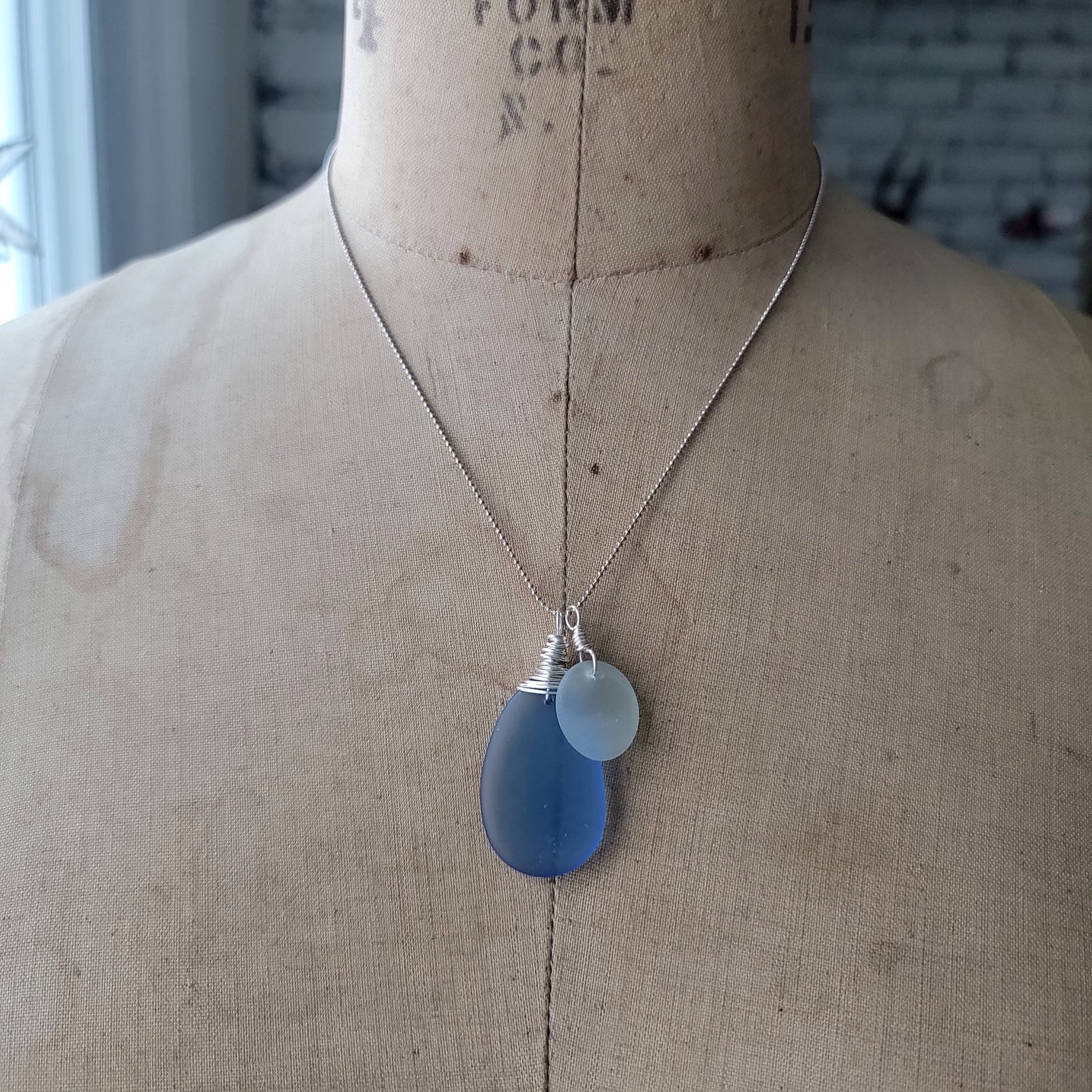 Sea Glass Pendant Collection