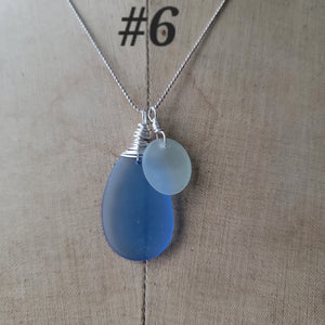 Sea Glass Pendant Collection