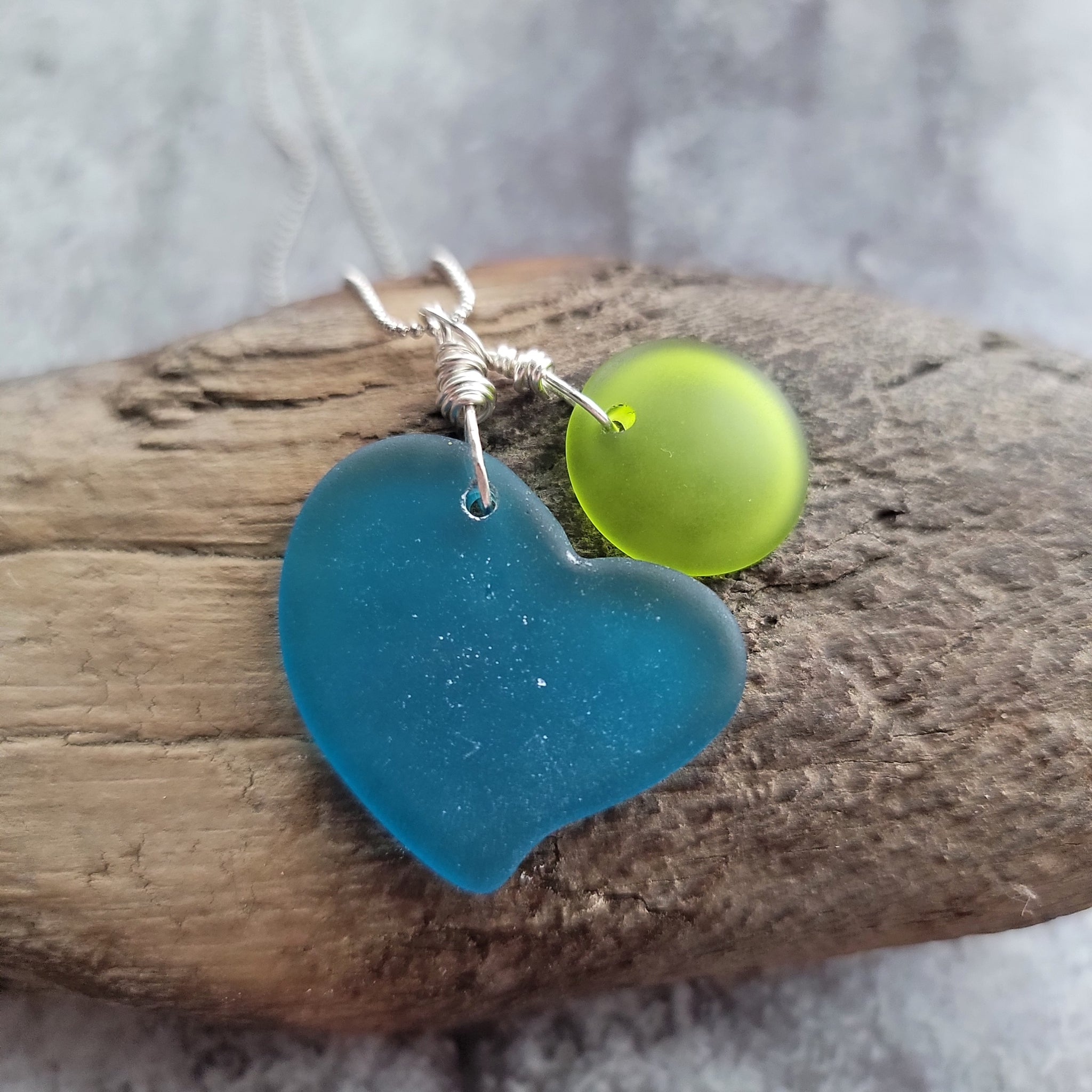 Sea Glass Pendant Collection