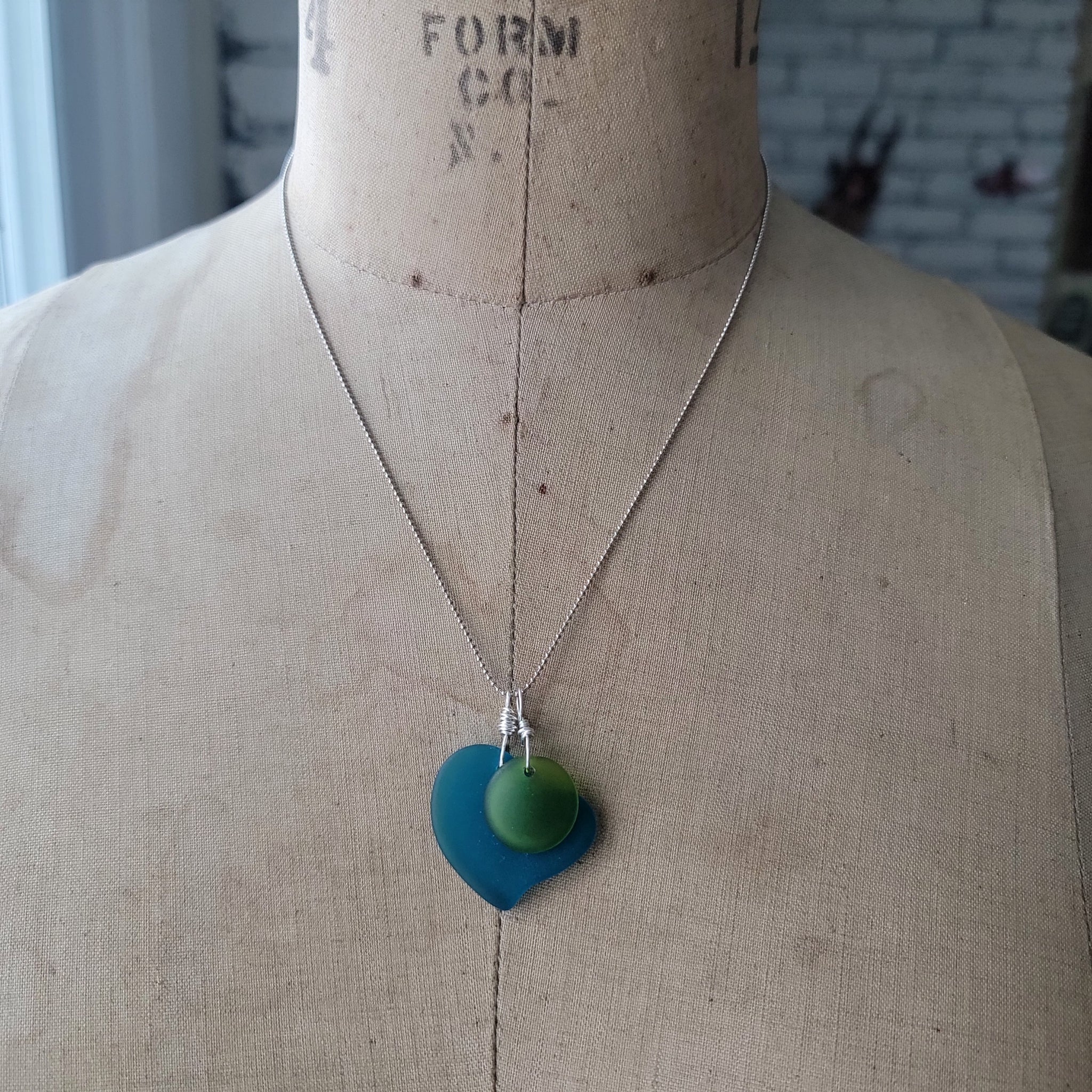 Sea Glass Pendant Collection