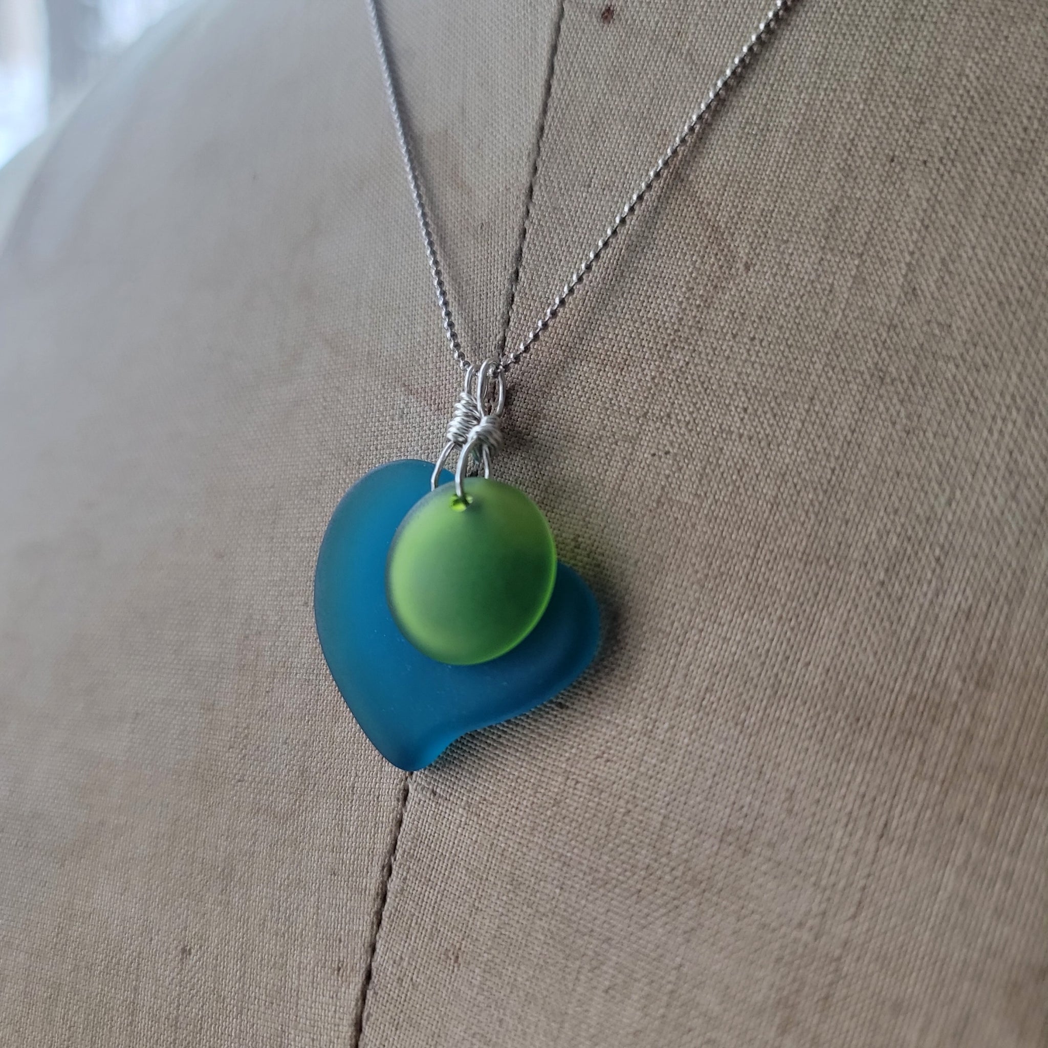 Sea Glass Pendant Collection