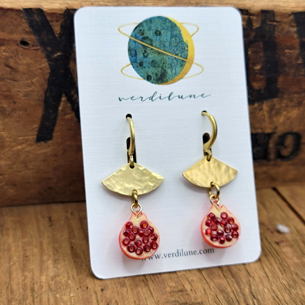 Pomegranate Earrings