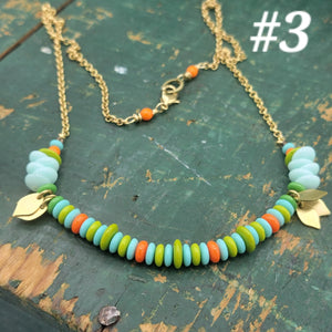 Summer Sojourn Beaded Layering Necklace Collection