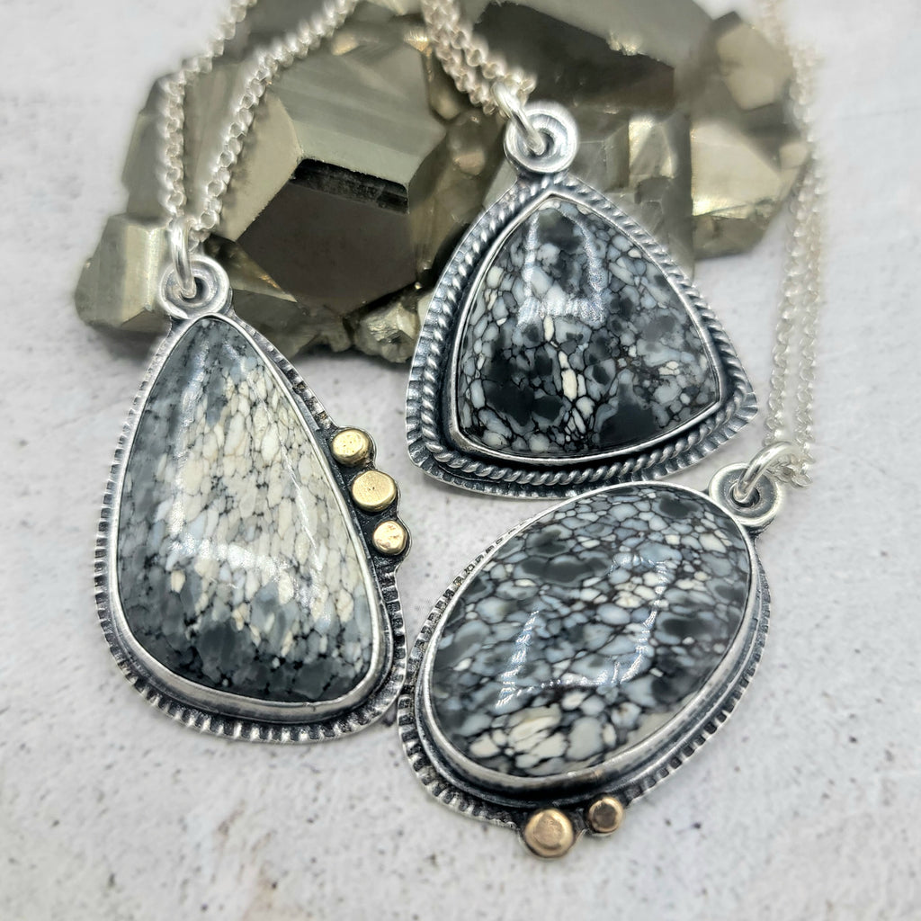 Luna Lacuna Greyscale Collection in Sterling Silver