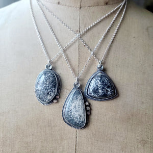 Luna Lacuna Greyscale Collection in Sterling Silver