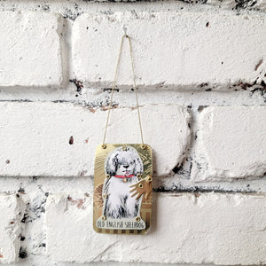 Fancy Dogs - Tin Assemblage Brooch/Wall Art/Earrings