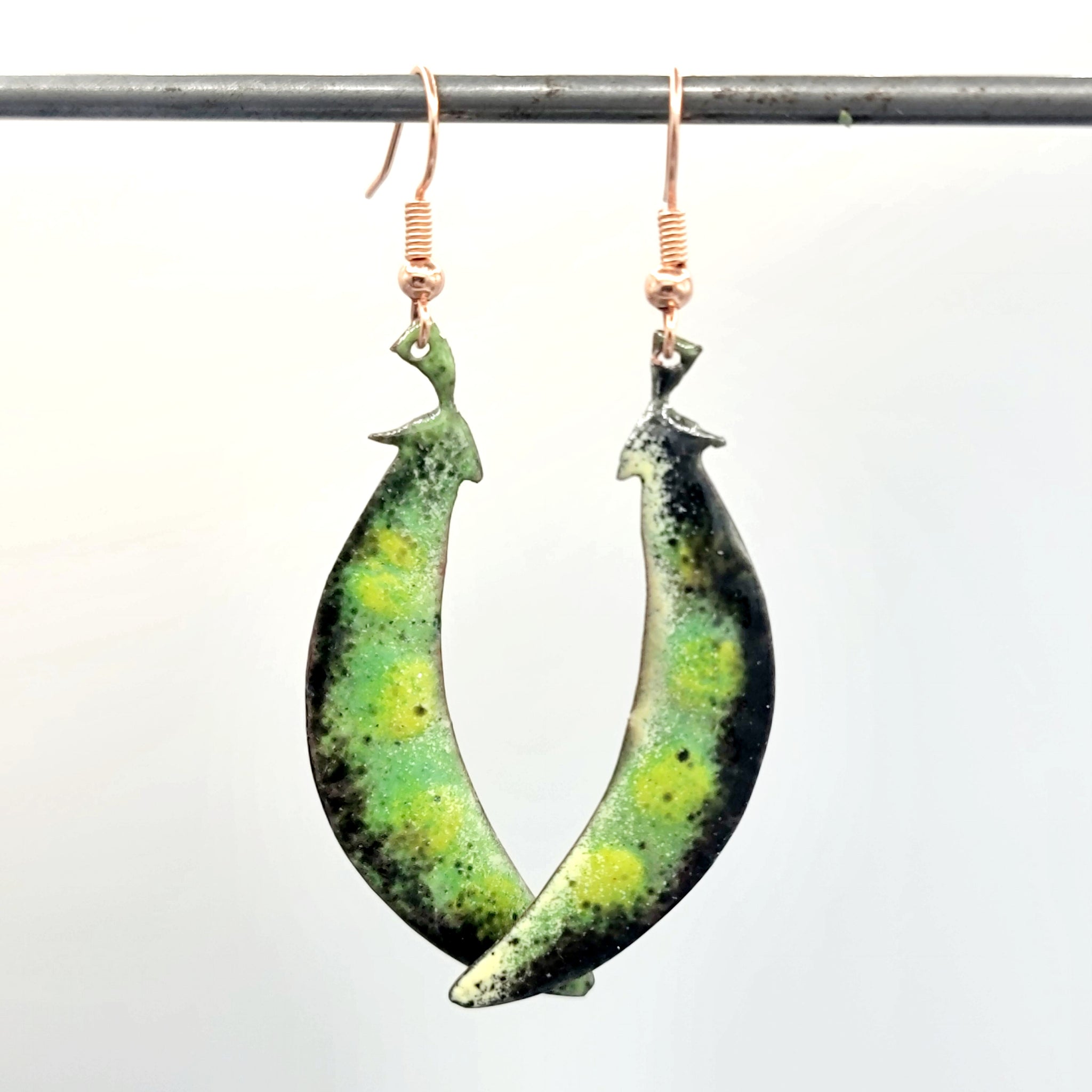 Farmer's Market Collection - Enameled Copper Earrings