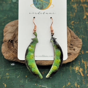 Farmer's Market Collection - Enameled Copper Earrings