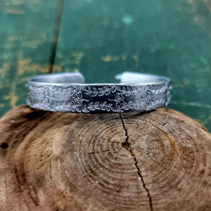 Handstamped Aluminum Cuff Bracelets