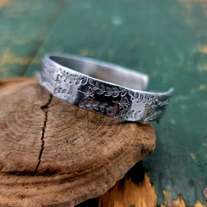 Handstamped Aluminum Cuff Bracelets