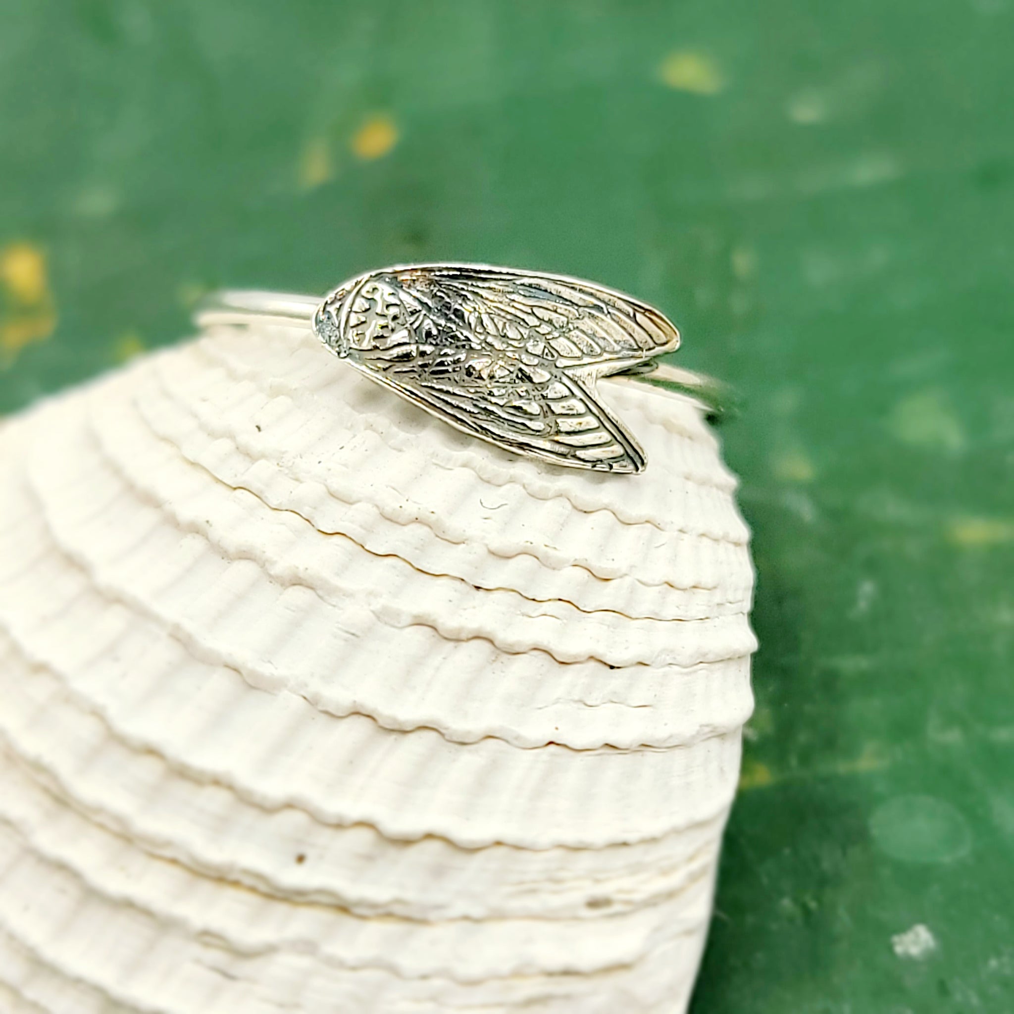 Sterling Silver Cicada Stacking Rings