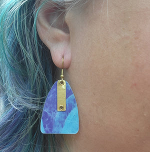 Blueberries & Lemon Curd Collection - Repurposed Tin Earrings