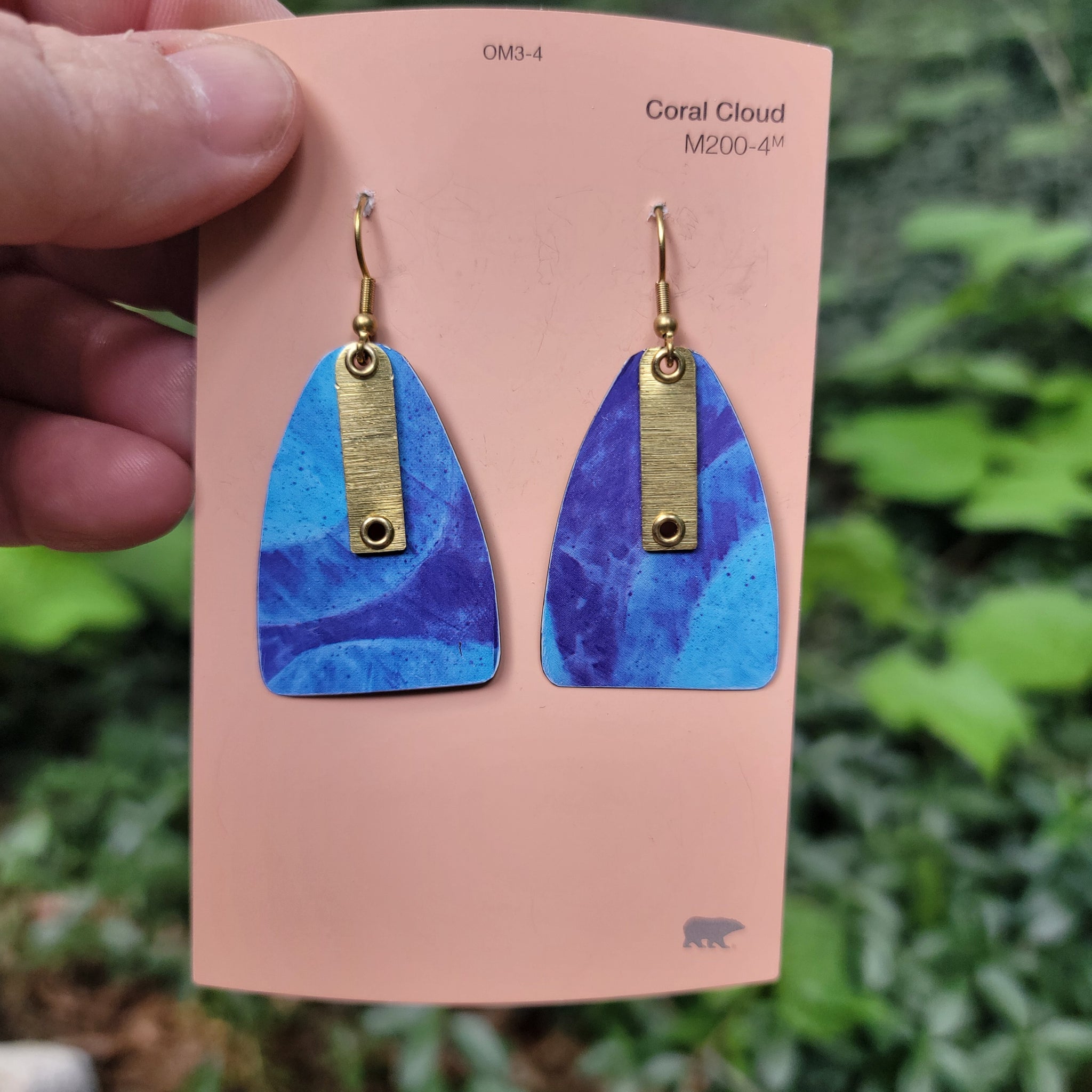 Blueberries & Lemon Curd Collection - Repurposed Tin Earrings