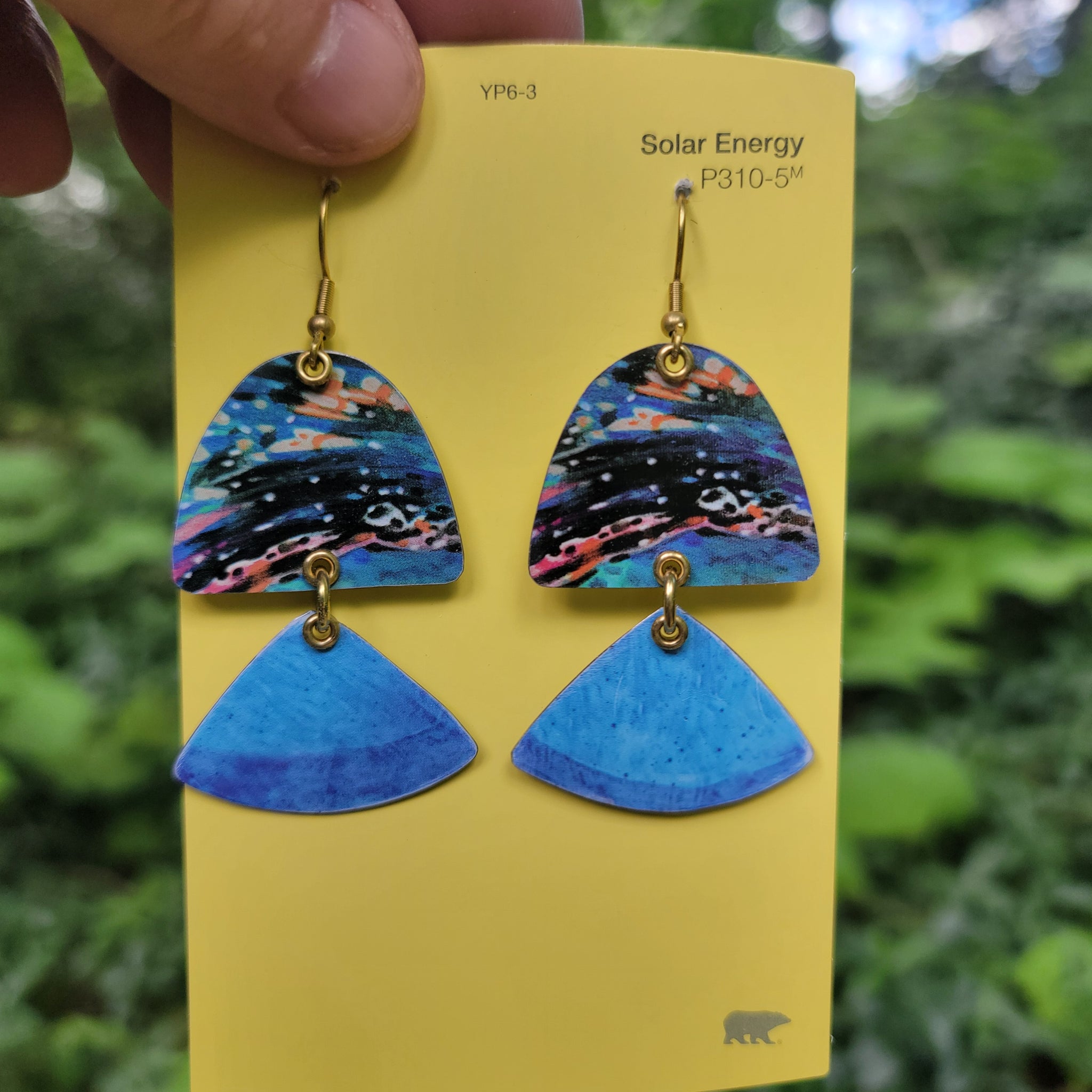 Blueberries & Lemon Curd Collection - Repurposed Tin Earrings