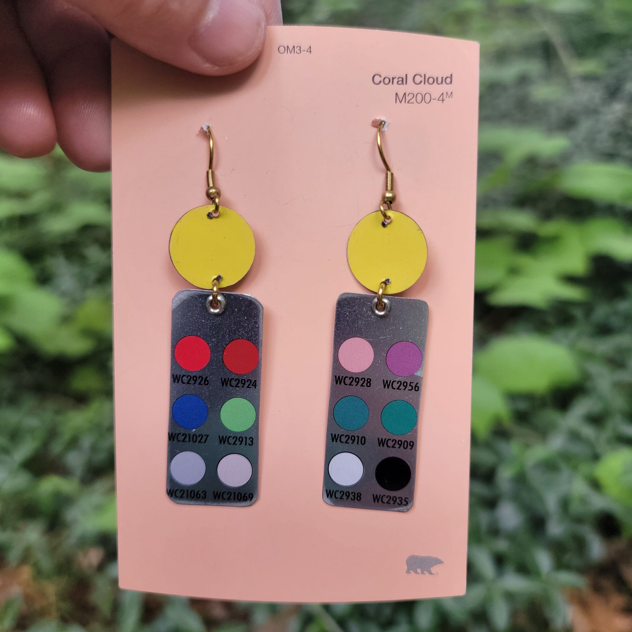 Blueberries & Lemon Curd Collection - Repurposed Tin Earrings