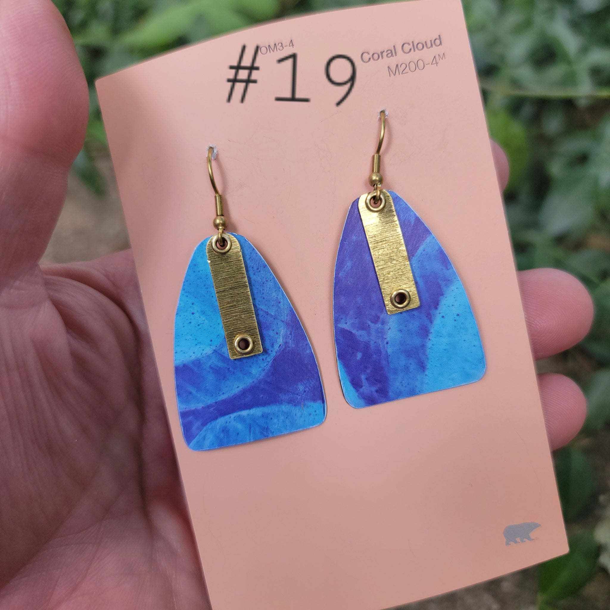 Blueberries & Lemon Curd Collection - Repurposed Tin Earrings