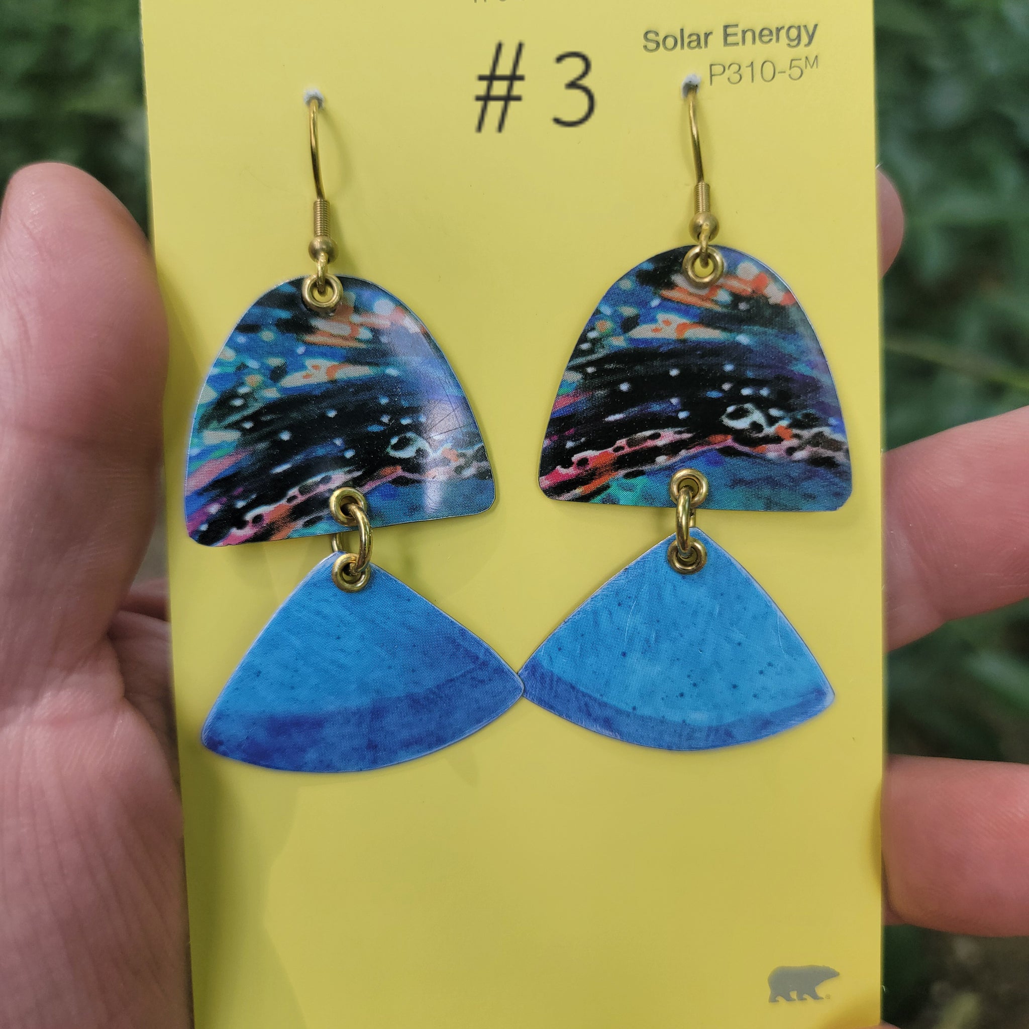 Blueberries & Lemon Curd Collection - Repurposed Tin Earrings