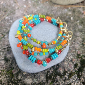 Summer Sojourn Beaded Layering Necklace Collection