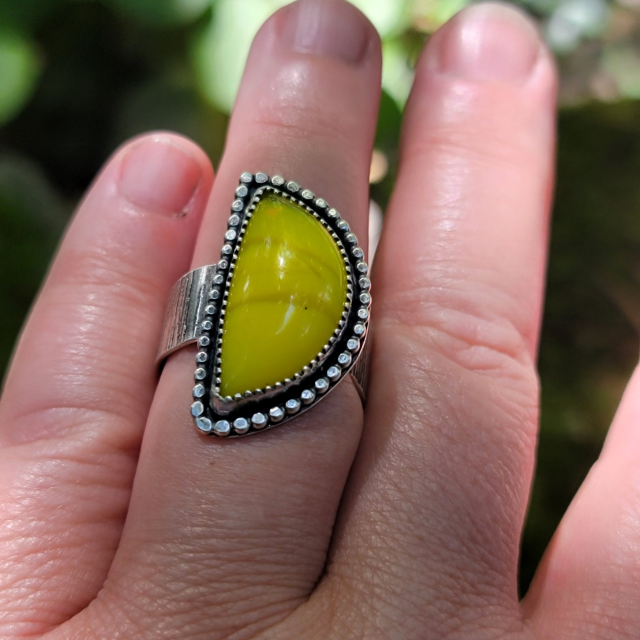 Summer Sun Yellow Rosarita Collection in Sterling Silver