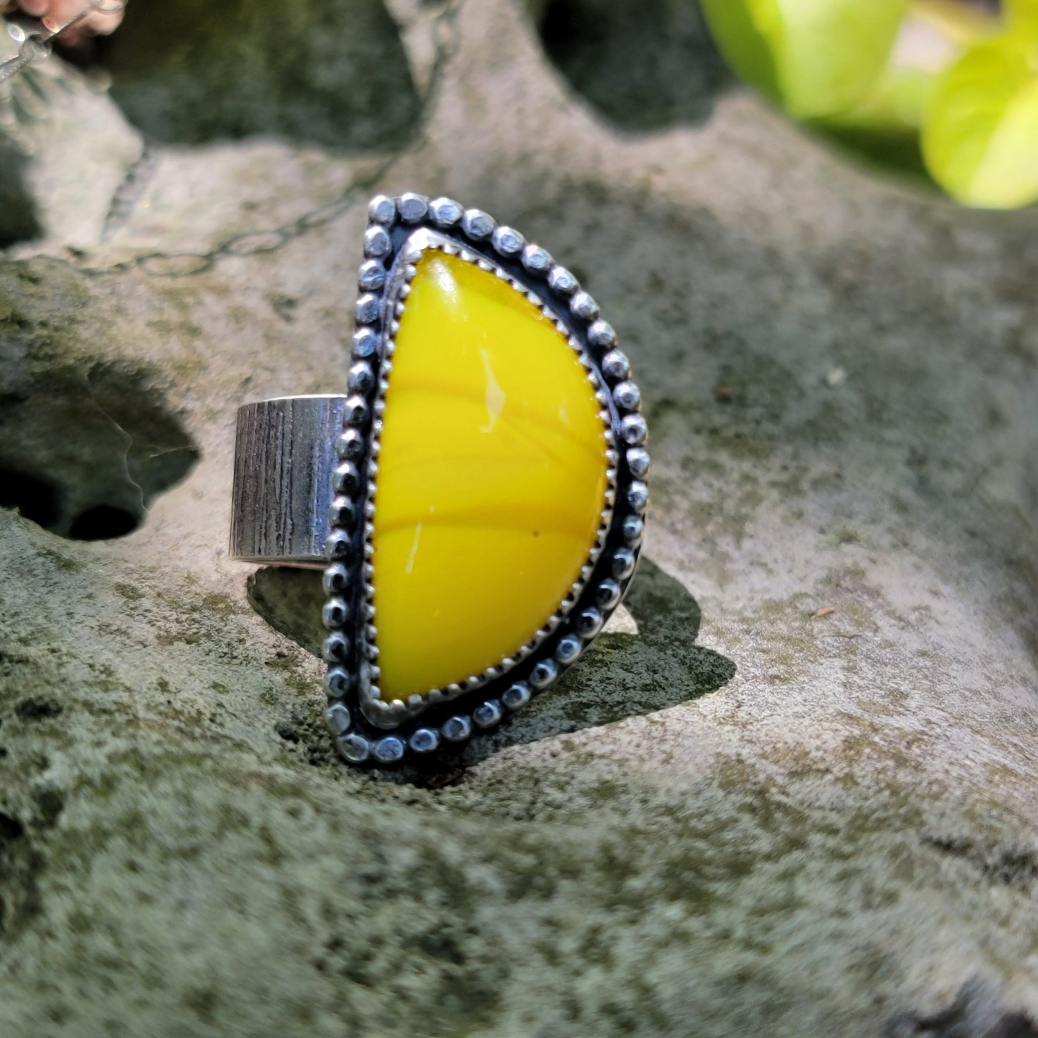 Summer Sun Yellow Rosarita Collection in Sterling Silver