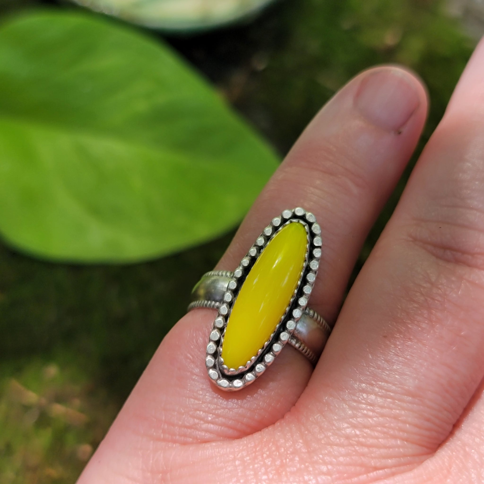 Summer Sun Yellow Rosarita Collection in Sterling Silver