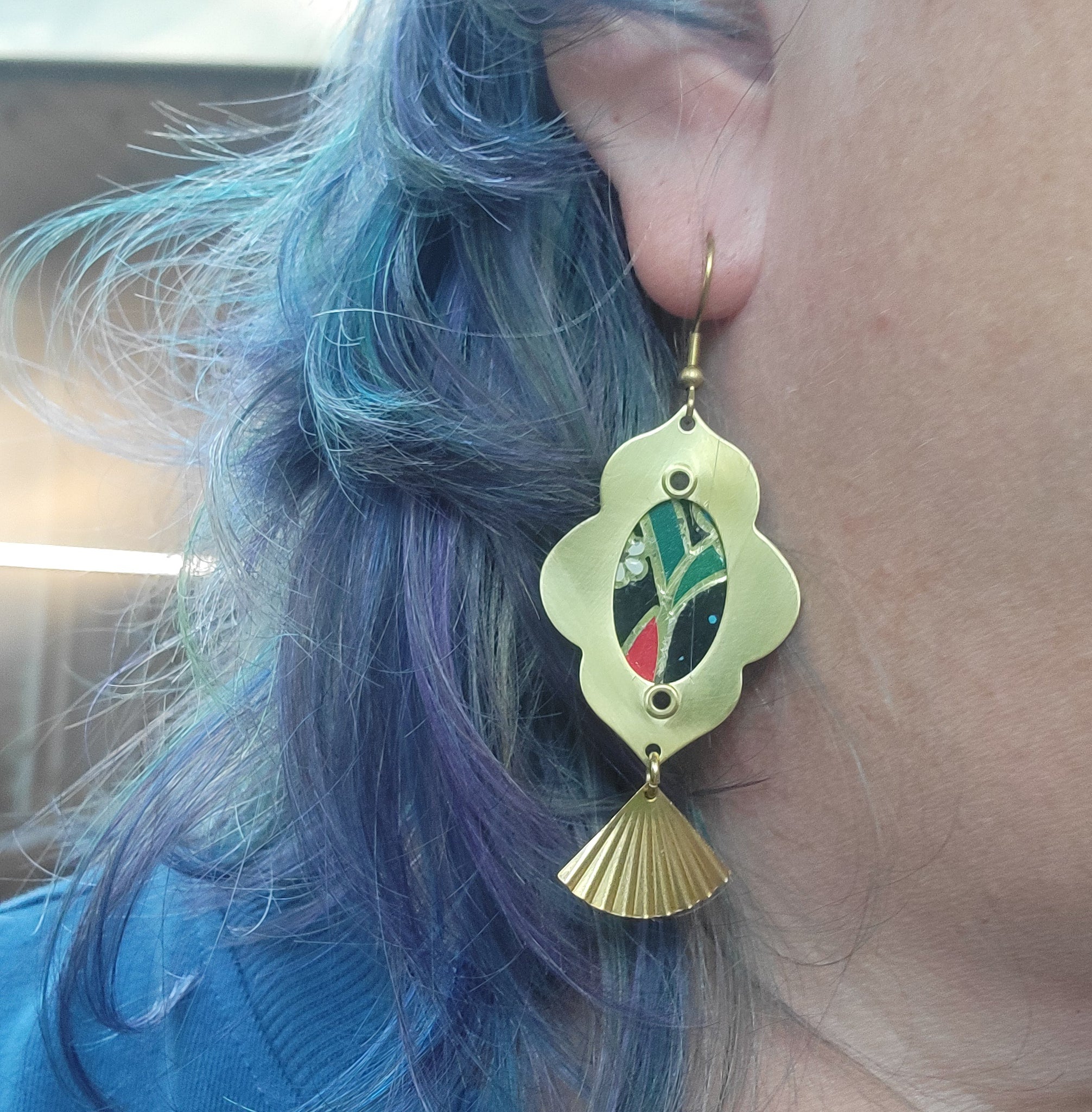 Fall 2024 Collection - Repurposed Vintage Tin Earrings