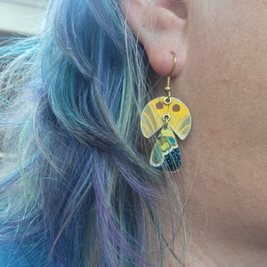 Fall 2024 Collection - Repurposed Vintage Tin Earrings