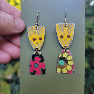 Fall 2024 Collection - Repurposed Vintage Tin Earrings