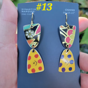 Fall 2024 Collection - Repurposed Vintage Tin Earrings