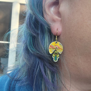 Fall 2024 Collection - Repurposed Vintage Tin Earrings