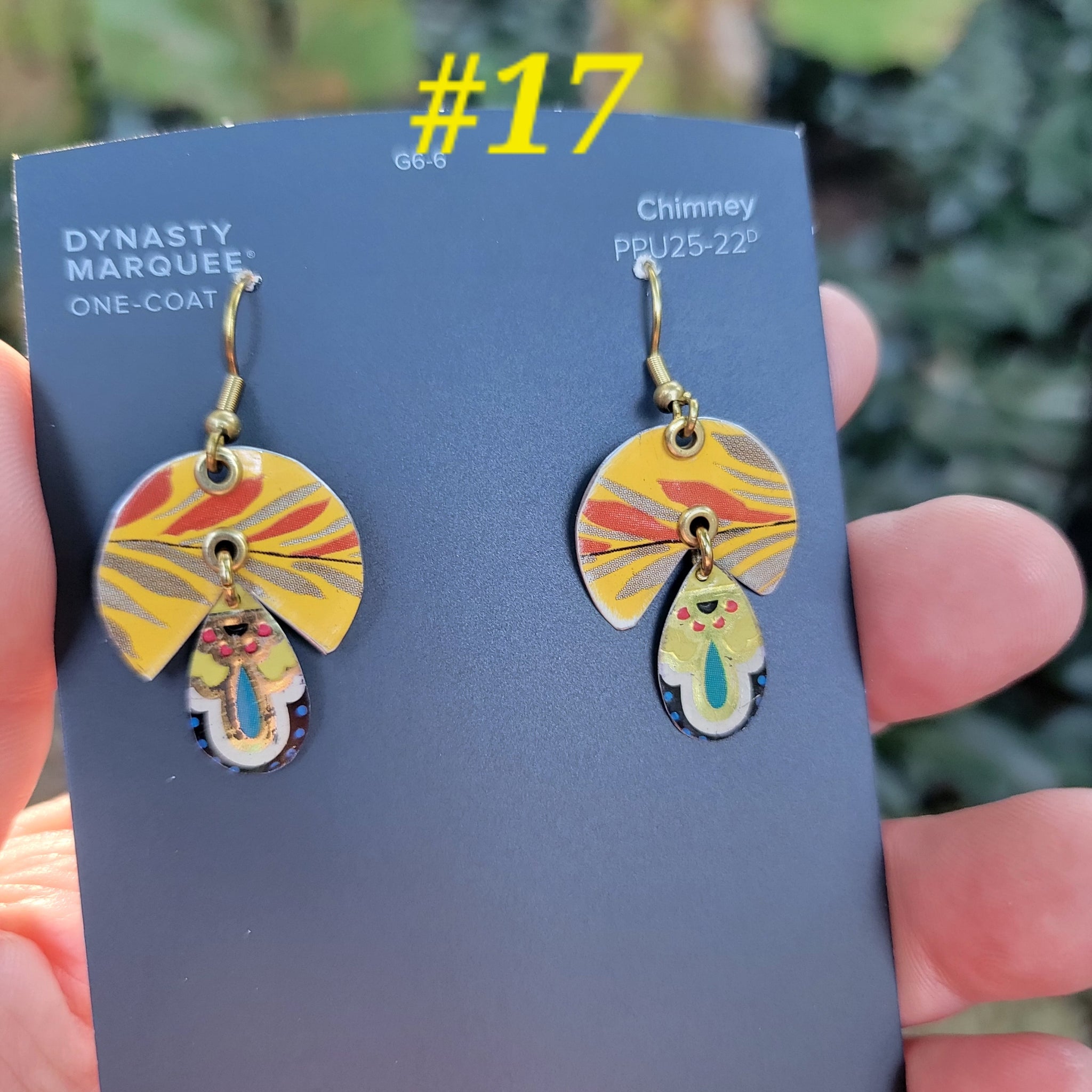 Fall 2024 Collection - Repurposed Vintage Tin Earrings