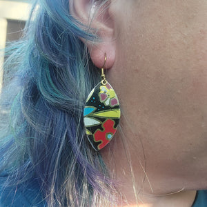 Fall 2024 Collection - Repurposed Vintage Tin Earrings