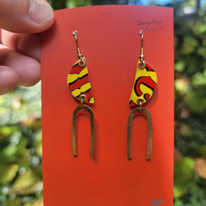 Fall 2024 Collection - Repurposed Vintage Tin Earrings