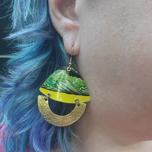 Fall 2024 Collection - Repurposed Vintage Tin Earrings