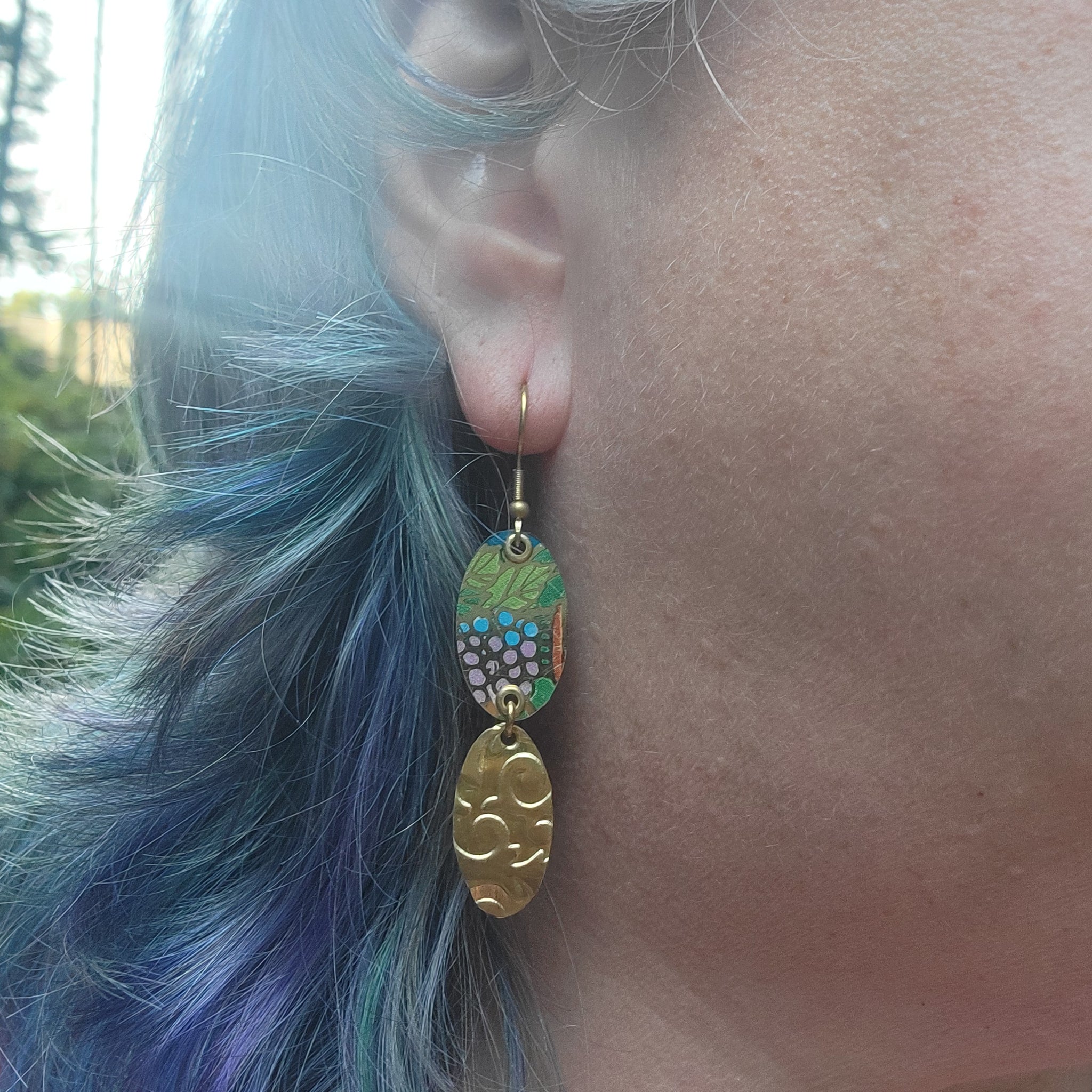 Fall 2024 Collection - Repurposed Vintage Tin Earrings